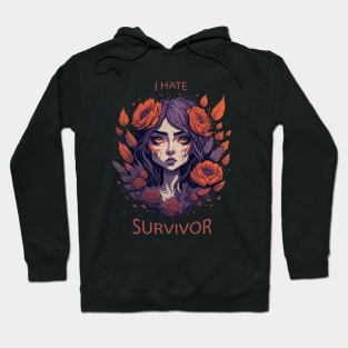 Hate Survivor breat cancer awareness Hoodie